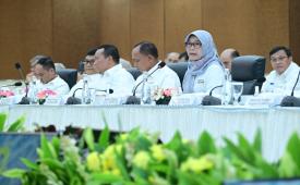 Penyerahan Laporan Keuangan Pemerintah Pusat (LKPP) Tahun 2025 dan entry meeting pemeriksaan LKPP 2025 di Kantor Pusat BPK, Jakarta, Selasa (31/3/2026).