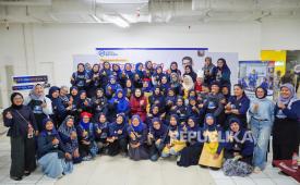 Sebanyak 49 peserta mengikuti pelatihan pembuatan dimsum mentai dan thai dessert di Tamini Square, Kelurahan Pinang Ranti, Kecamatan Makasar, Jakarta Timur.