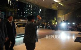 Presiden RI Prabowo Subianto dan Menhan Sjafrie Sjamsoeddin menghadiri pernikahan 