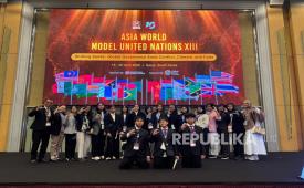 Siswa SMP Labschool Cicacas meraih penghargaan internasional AMWUN 2026. 