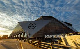 Stadion Mercedes-Benz atau Stadion Atlanta menjadi salah satu venue Piala Dunia 2026.