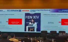 Kegiatan pertemuan ilmiah tahunan Perkumpulan Endokrinologi Indonesia tahun 2026 di Kota Bandung, Ahad (28/6/2026).
