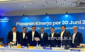 Paparan kinerja semester I 2026 Bank Tabungan Negara (BTN) di Jakarta, Kamis (16/7/2026).  