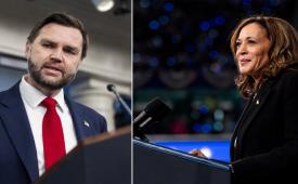 JD Vance dan Kamala Harris