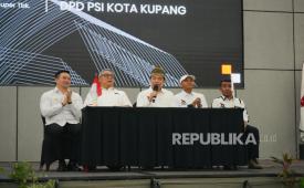 Presiden ke-7 RI Joko Widodo (Jokowi) menghadiri Rapat Kordinasi Daerah (Rakorda) DPD PSI Kota Kupang, Nusa Tenggara Timur (NTT), Sabtu (1/8/2026). 