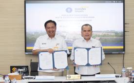 Bank Mandiri Taspen menjalin kerjasama strategis dengan IPB University melalui penandatanganan Nota Kesepahaman (MoU) pada Senin, 3 Agustus 2026. Penandatanganan MoU dilakukan oleh Direktur Utama Bank Mandiri Taspen, Panji Irawan (kiri), beserta Wakil Rektor Bidang Konektivitas Global, Kerjasama, dan Alumni IPB University, Iskandar Z Siregar (kanan).