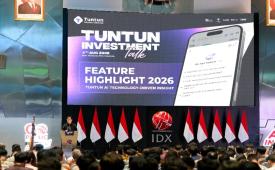 Tuntun Sekuritas Indonesia menggelar Tuntun Investment Talk 2026 di Main Hall Bursa Efek Indonesia dengan mengangkat tema Modern Trading & Investing di Era AI