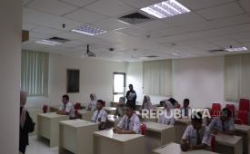 Pelatihan psikotes siswa kelas XII SMKN 39 Jakarta.