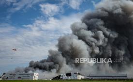 Ilustrasi kawasan Rusia yang menjadi sasaran serangan drone.