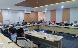 Kegiatan workshop evaluasi dan penguatan tata kelola akademik Program Studi Doktor (S3) Perbankan Syariah FEB UIN Syarif Hidayatullah Jakarta. 