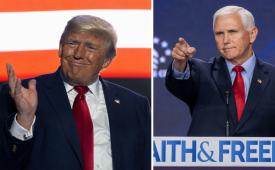 Kolase Trump dan Pence