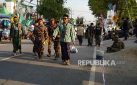 Suasana Muktamar ke-35 Nahdlatul Ulama (NU) di Pondok Pesantren Bahrul Ulum Tambakberas, Jombang, Jawa Timur, Kamis (27/8/2026).