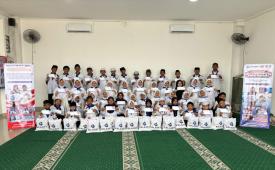 Anak-anak yatim binaan Erlazet Charity mengikuti kegiatan dalam rangkaian HUT RI ke-81 dan Maulid Nabi Muhammad SAW.