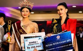 Universitas Bina Sarana Informatika (UBSI) Kampus Pontianak yang dikenal sebagai Kampus Digital Kreatif memberikan dukungan pada ajang Grand Final Putera Puteri Kalbar 2026 melalui beasiswa pendidikan bagi pemenang. 
