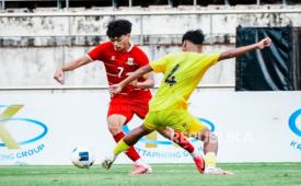 Laga timnas Indonesia U-20 vs Malaysia U-20