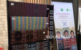 Gelaran bertajuk Pulih, Berkarya, dan Berdaya pada Rabu (2/9/2026). Dalam acara ini, dipamerkan karya tenun ikat yang dibuat oleh orang dengan skizofrenia. 