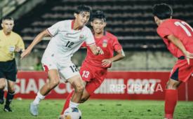 Laga Indonesia U-20 vs Laos U-20 pada Kualifikasi Piala Asia U-20 2027.
