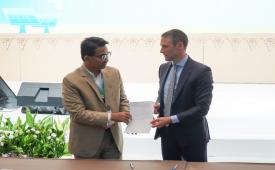 Ditjen EBTKE dan GGGI membahas pengembangan potensi energi terbarukan menjadi proyek investasi daerah dalam kegiatan EBTKE ConEx 2026.