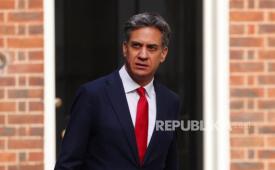 Menteri Luar Negeri Inggris Ed Miliband tiba untuk menghadiri rapat kabinet di London, Inggris, 1 September 2026. 