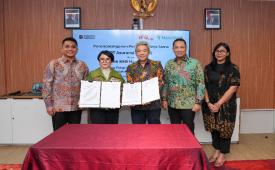IFG Life dan Hana Bank menandatangani kerja sama asuransi jiwa kredit di Jakarta, Rabu (9/9/2026).