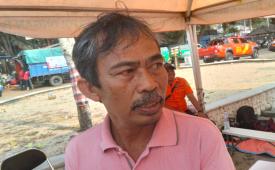 Mansyur Suryana, ayah dari jurnalis Antara Bagus Khairunnas yang hilang kontak di Selat Sunda.