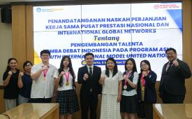 Puspresnas dan IGN menjalin kerja sama pengembangan talenta peserta didik melalui program AYIMUN di Jakarta, Jumat (11/9/2026).