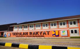 Sekolah Rakyat di Kabupaten Bandung yang dibangun Brantas Abipraya.