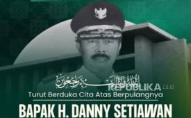 Gubernur Jawa Barat (Jabar) periode 2003-2008, Danny Setiawan berpulang pada Sabtu (19/8/2026). 