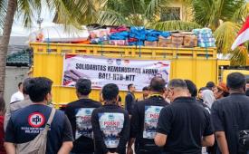 BGR Logistik mendukung distribusi bantuan bencana melalui penguatan dan peningkatan kapasitas klaster logistik Provinsi Kalimantan Selatan bersama BNPB di Banjarmasin, Selasa (22/9/2026).