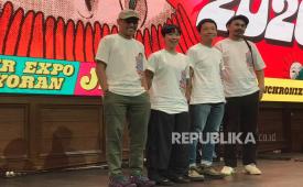 Konferensi pers Synchronize Festival 2026 di Jakarta pada Rabu (30/9/2026).