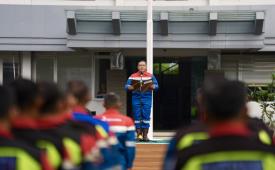 PT Pertamina (Persero) memperingati Hari Kesaktian Pancasila dengan menggelar upacara di Kantor Pusat Pertamina Jakarta maupun di wilayah operasional Pertamina Geothermal Energy (PGE) Kamojang Bandung, Kamis (1/10/2026).