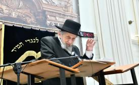 Rabi ultra-Ortodoks terkemuka Israel, Dov Lando.
