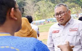 Komisi V DPRD Provinsi Jawa Barat meninjau kesiapan sarana dan prasarana olahraga di Lapang Cigugur Sport Center Tadjimalela, Kabupaten Sumedang, untuk penyelenggaraan Pekan Olahraga Provinsi (PORPROV) XV Jawa Barat 2026. 