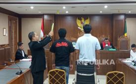 Sidang lanjutan kasus dugaan pengancaman dan pemerasan dengan terdakwa Bangun Paulus Tudungta di Pengadilan Negeri Jakarta Pusat (PN Jakpus), Rabu malam (14/10/2026).  D