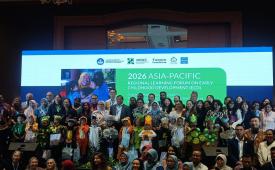 Kegiatan 2026 Asia-Pacific Regional Learning Forum on Early Childhood Development di Jakarta, Kamis (22/10/2026), membahas penguatan layanan pendidikan anak usia dini dalam menghadapi perubahan iklim dan tantangan pendanaan berkelanjutan.