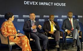 Kegiatan diskusi panel Critical Minerals and Economic Transformation in the Global South dalam rangkaian Pertemuan Tahunan IMF dan Bank Dunia di Bangkok, Thailand, pada 14 Oktober 2026, membahas pengembangan industri mineral kritis dan peluang hilirisasi bagi negara berkembang.