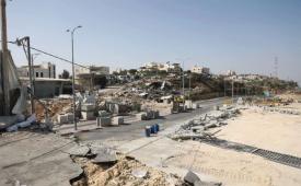 Penghancuran yang dilakukan tentara penjajah Israel di Hebron, Tepi Barat, Sabtu (24/10/2026).