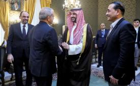 Suasana pertemuan pejabat negara-negara anggota Pakta Makkah dengan Iran di Teheran, Senin (26/10/2026).