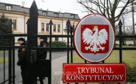Kantor Mahkamah Konstitusi Polandia di Warsawa.