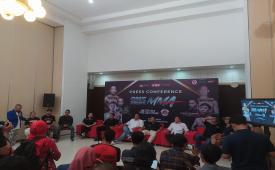 Acara Konferensi Pers One Pride 69 Jogja Istimewa di Hotel UNY, Yogyakarta, Jumat (9/6/2023).