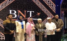 Acara peluncuran rebranding BNT Travel milik Ivan Gunawan di Jakarta pada Rabu (7/10/2026).
