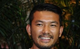 Aktor Rio Dewanto. Rio akan beradu akting dengan aktor senior Barry Prima dalam film Kuyank.