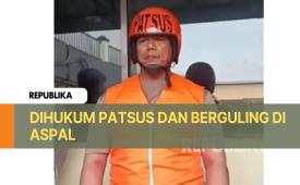 Anggota Polisi Medan yang Palak Pengendara Motor Rp 100 Ribu Dihukum Guling-Guling di Aspal
