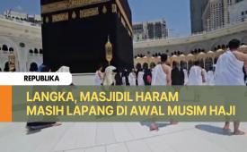 Area mataf, Masjidil Haram tampak longgar di awal Musim Haji 2025