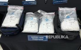 Barang bukti narkotika yang  disita oleh Bea Cukai Ngurah Rai bersama Kanwil Bea Cukai Bali, NTB dan NTT, Badan Narkotika Nasional (BNN) Pusat, serta BNNP Bali