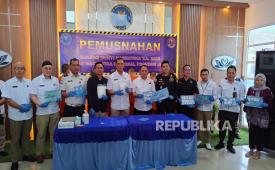 Bea Cukai Jambi turut memusnahkan 2,2 kg Sabu dan 753 butir ekstasi barang bukti narkotika Tahun Anggaran 2026 yang diselenggarakan oleh Badan Narkotika Nasional Provinsi (BNNP) Jambi.
