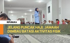 Bimbingan manasik haji jelang puncak ibadah haji.