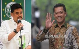 Bobby Nasution dan Taufik Hidayat