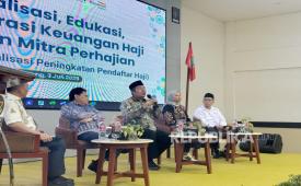 BPKH melakukan sosialisasi dan edukasi kepada masyarakat di Kota Sorong, untuk memberikan kemudahan dalam merencanakan, menabung, dan mendaftar haji.