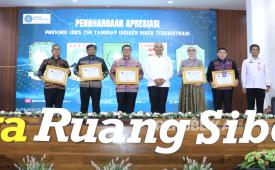 Pengukuhan  59 Tim Tanggap Insiden Siber (TTIS) sebagai garda terdepan penanganan insiden siber.